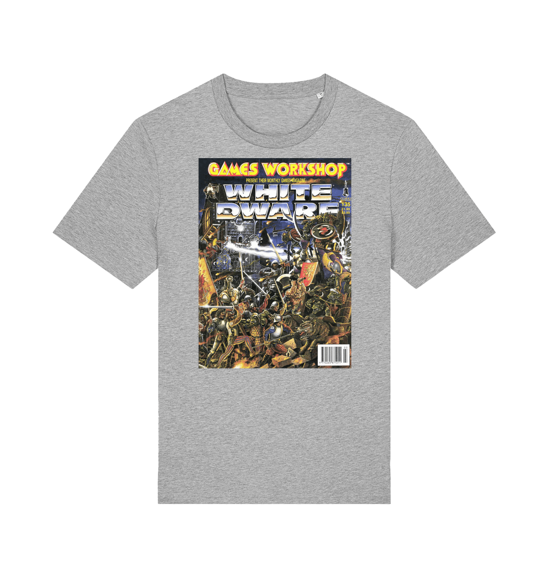 Heather Grey Printed T-shirt Front